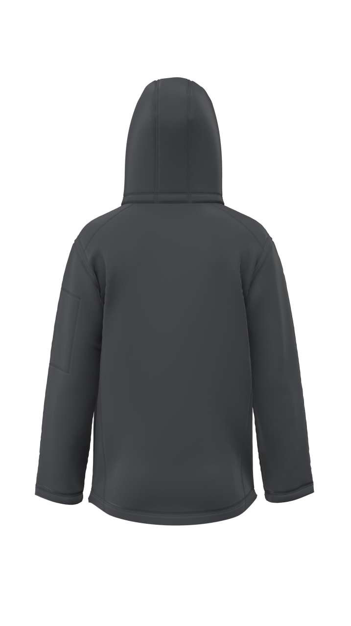 MEN’S 3-LAYER DETACHABLE HOODED SOFTSHELL JACKET
