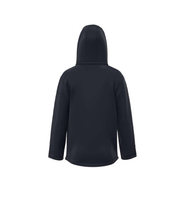 MEN’S 3-LAYER DETACHABLE HOODED SOFTSHELL JACKET