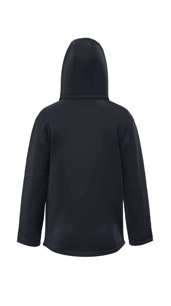 MEN’S 3-LAYER DETACHABLE HOODED SOFTSHELL JACKET