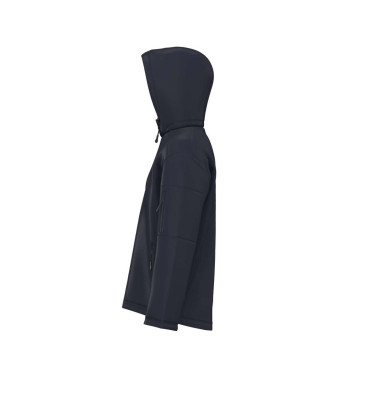 MEN’S 3-LAYER DETACHABLE HOODED SOFTSHELL JACKET