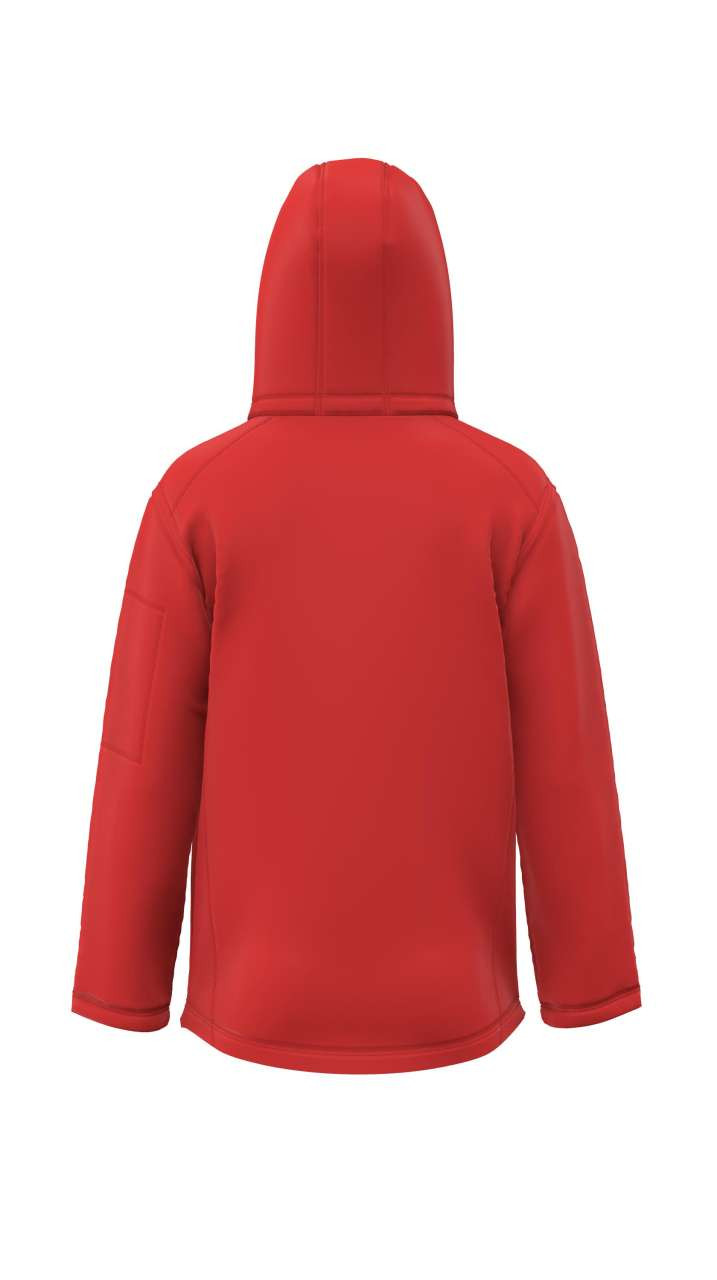 MEN’S 3-LAYER DETACHABLE HOODED SOFTSHELL JACKET