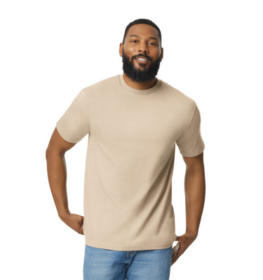 SOFTSTYLE™ MIDWEIGHT ADULT NO LABEL ENZYME WASH T-SHIRT
