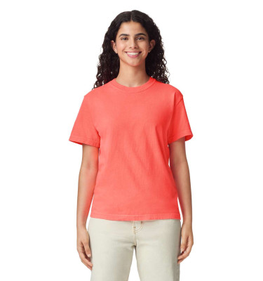 Neon red orange