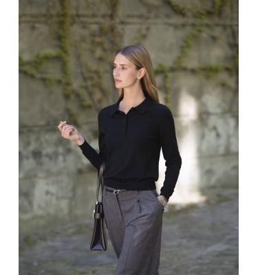 Brighton Long Sleeve Polo Women