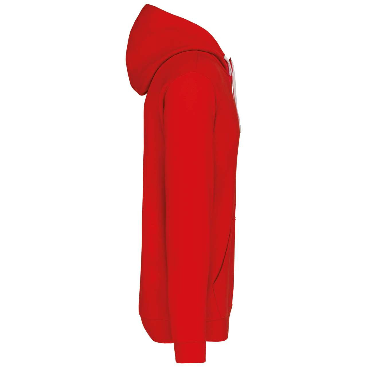 MEN'S CONTRAST HOODED SWEATSHIRT