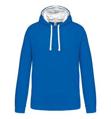 MEN'S CONTRAST HOODED SWEATSHIRT