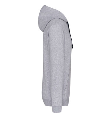 MEN'S CONTRAST HOODED SWEATSHIRT