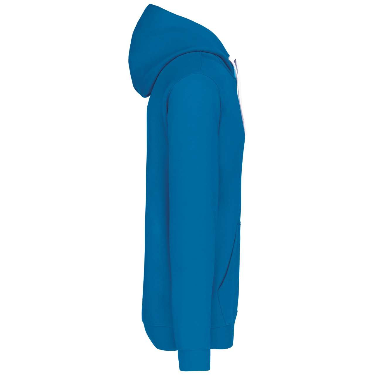 MEN'S CONTRAST HOODED SWEATSHIRT