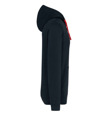 MEN'S CONTRAST HOODED SWEATSHIRT