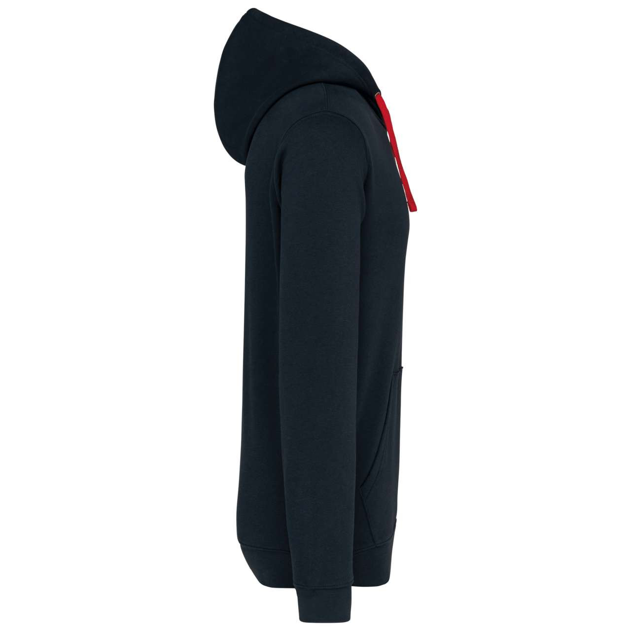 MEN'S CONTRAST HOODED SWEATSHIRT