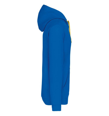 MEN'S CONTRAST HOODED SWEATSHIRT