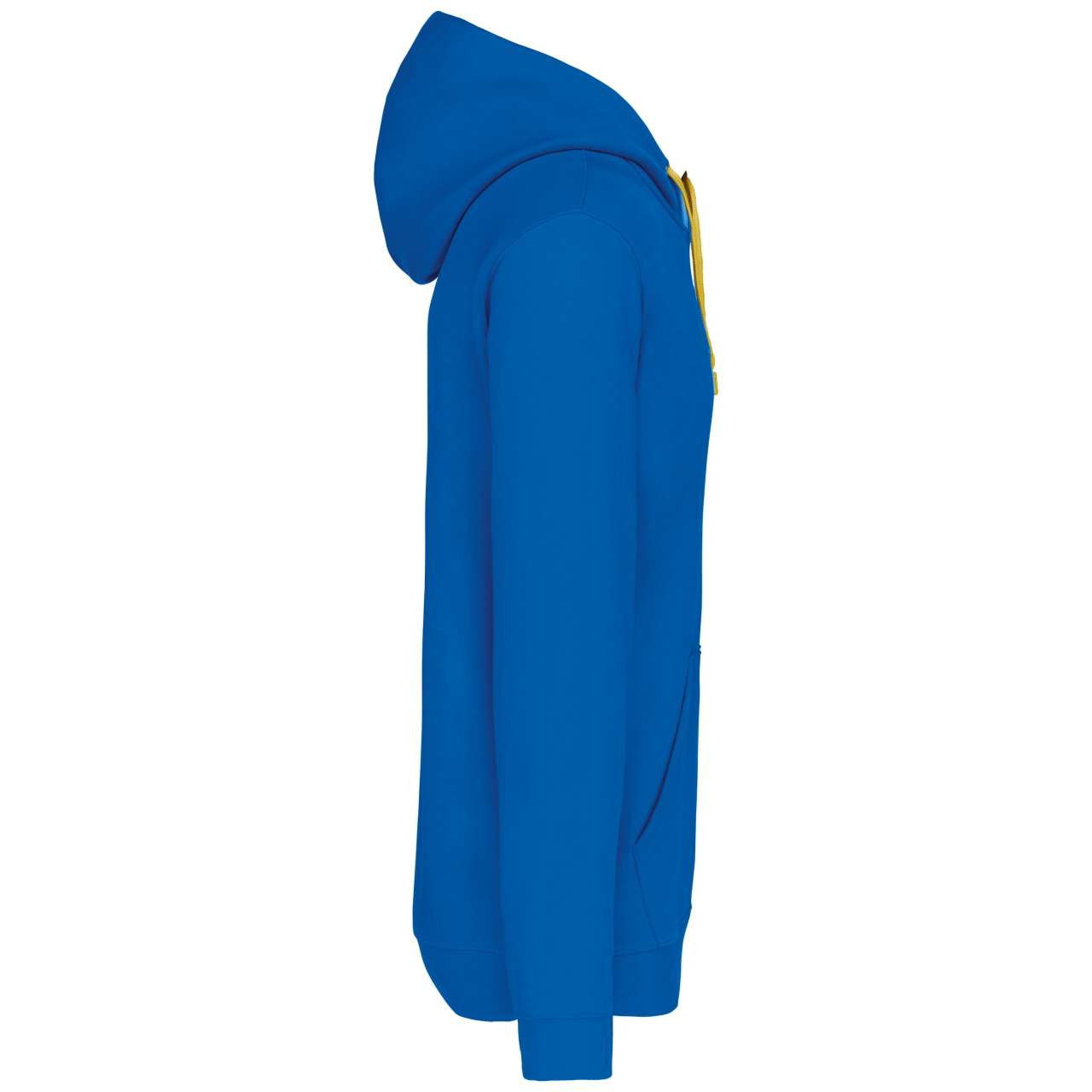 MEN'S CONTRAST HOODED SWEATSHIRT