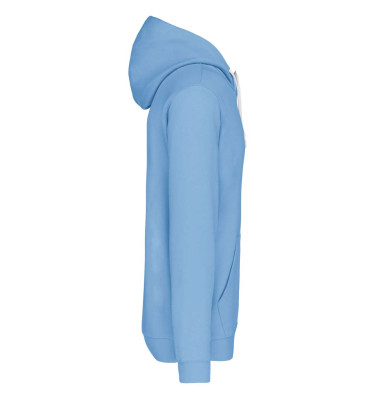 MEN'S CONTRAST HOODED SWEATSHIRT
