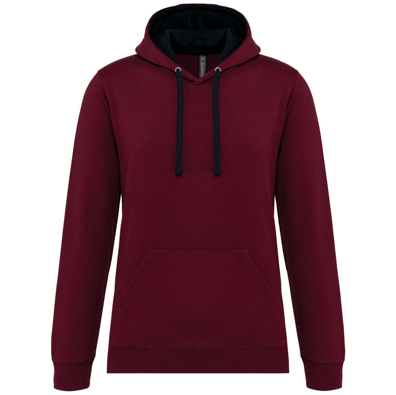 MEN'S CONTRAST HOODED SWEATSHIRT