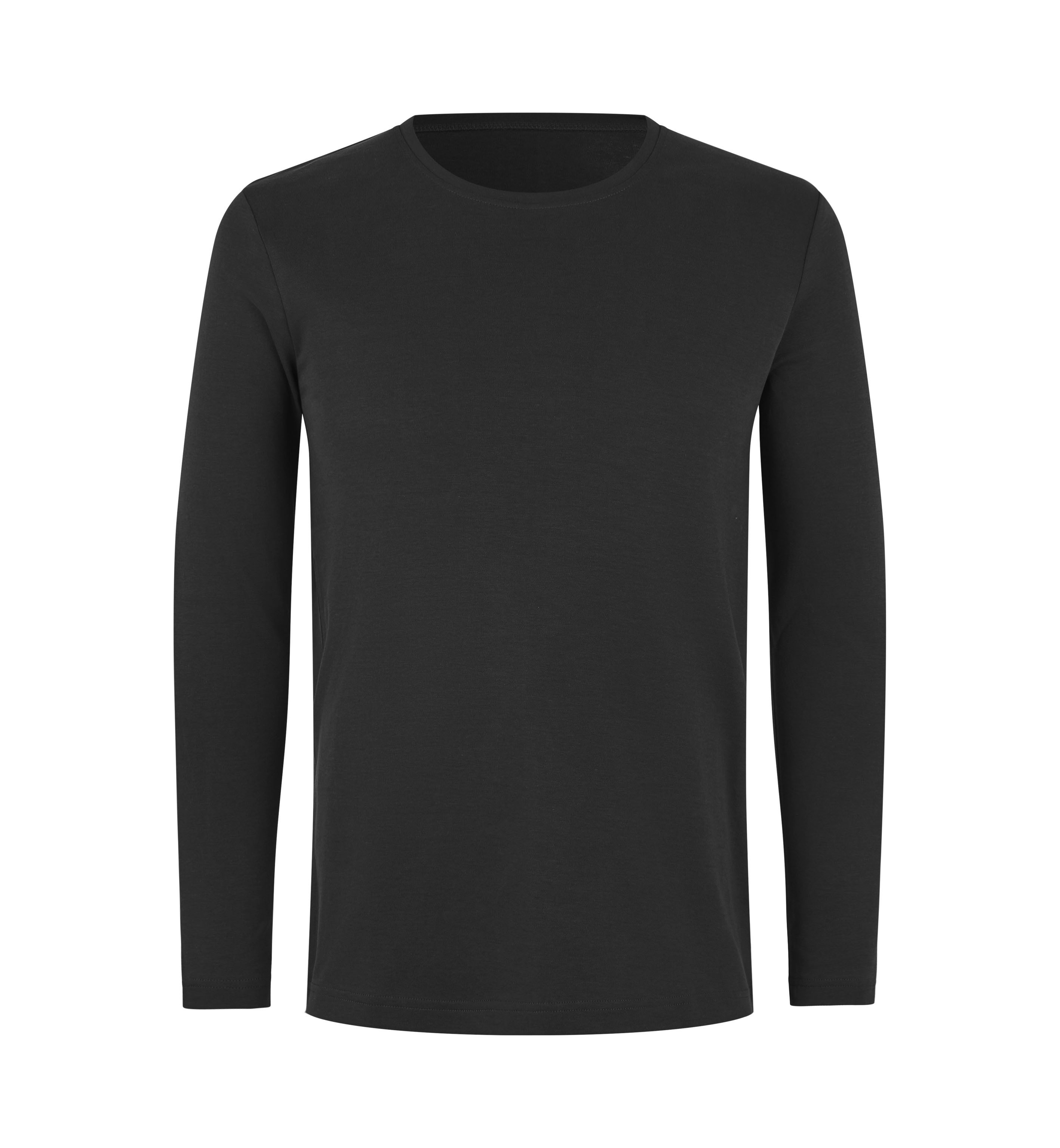 Interlock T-shirt | organiczny | długi rękaw