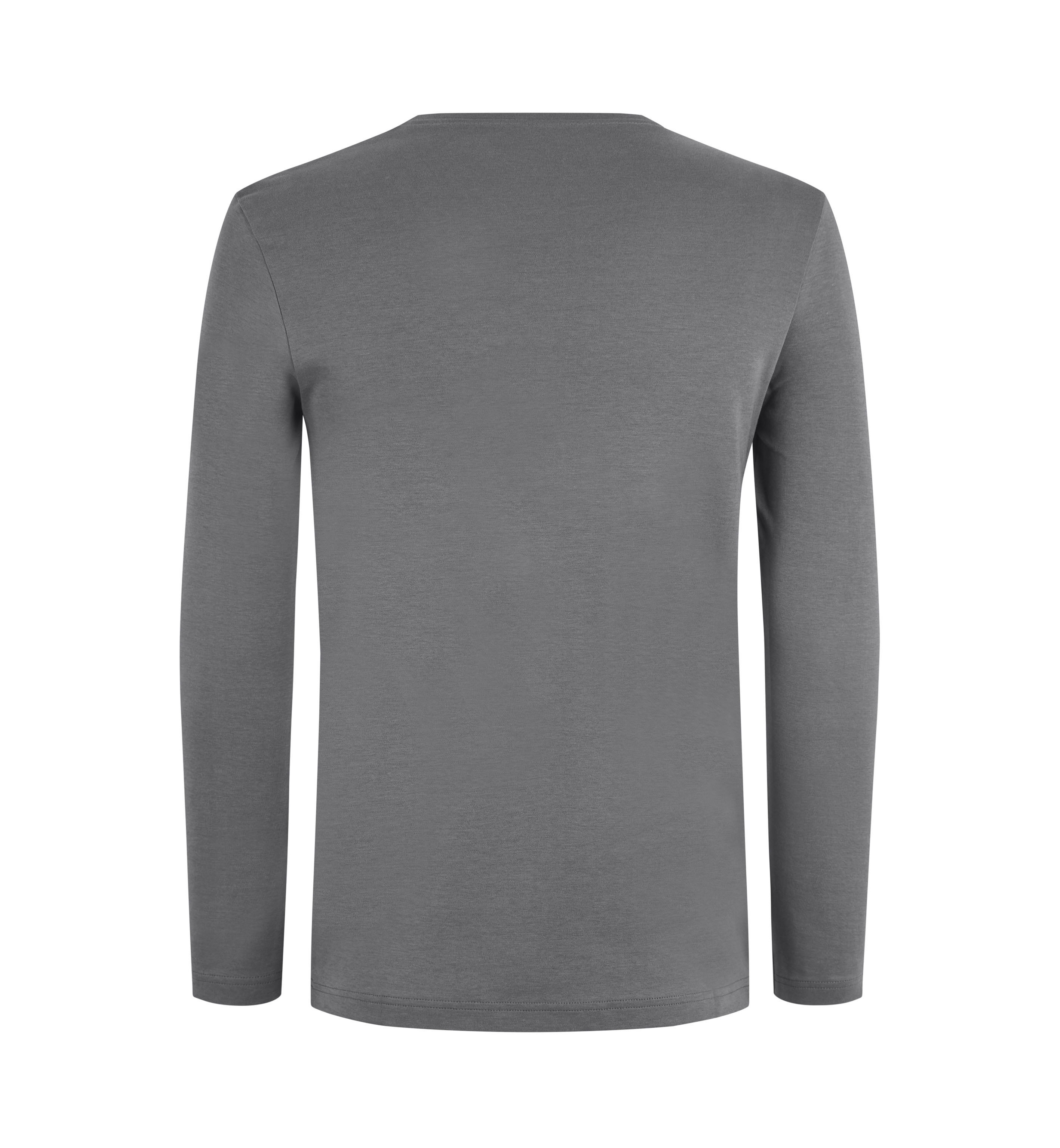 Interlock T-shirt | organiczny | długi rękaw