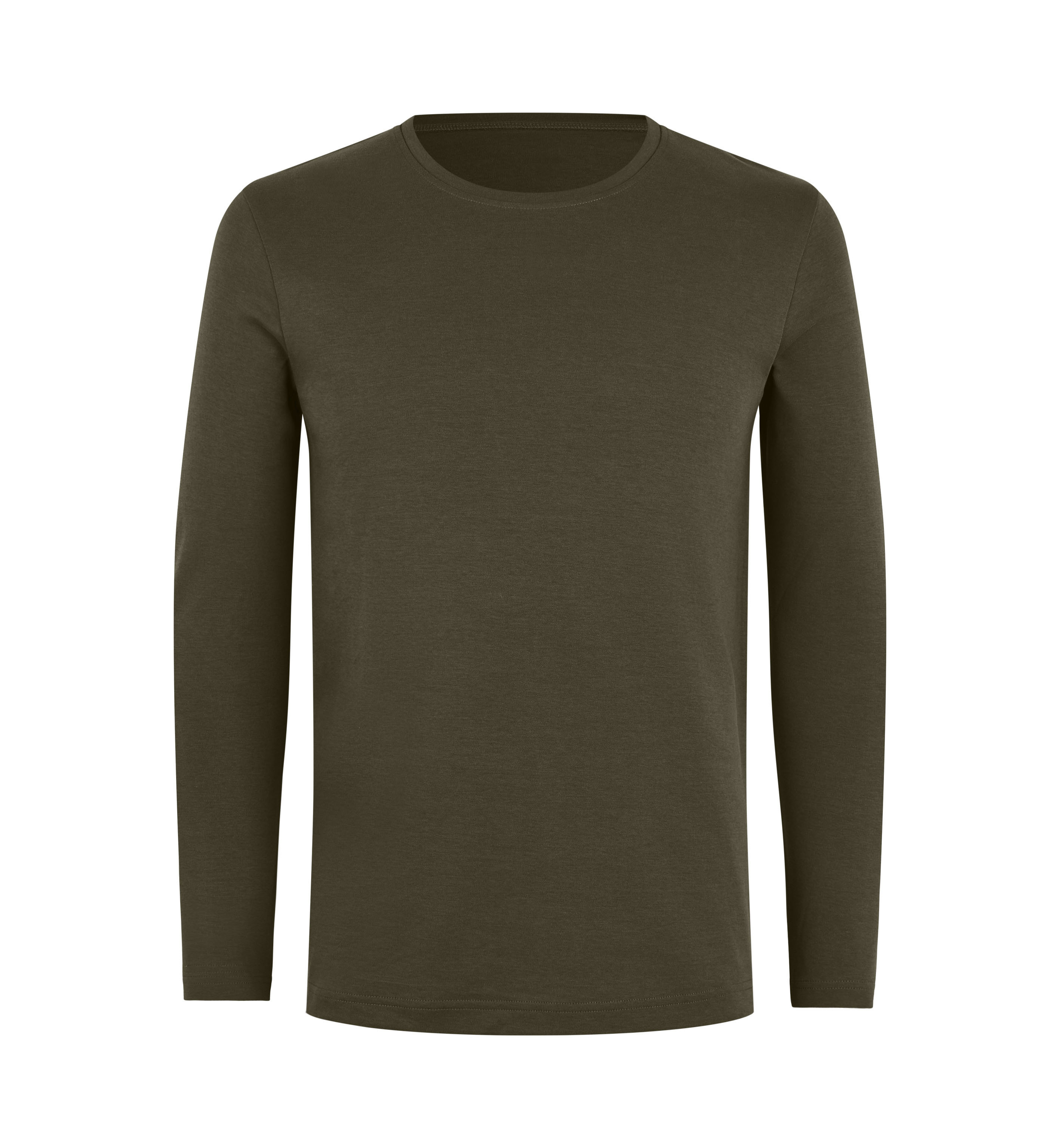 Interlock T-shirt | organiczny | długi rękaw