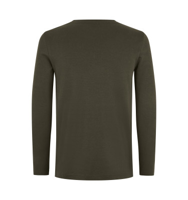 Interlock T-shirt | organiczny | długi rękaw