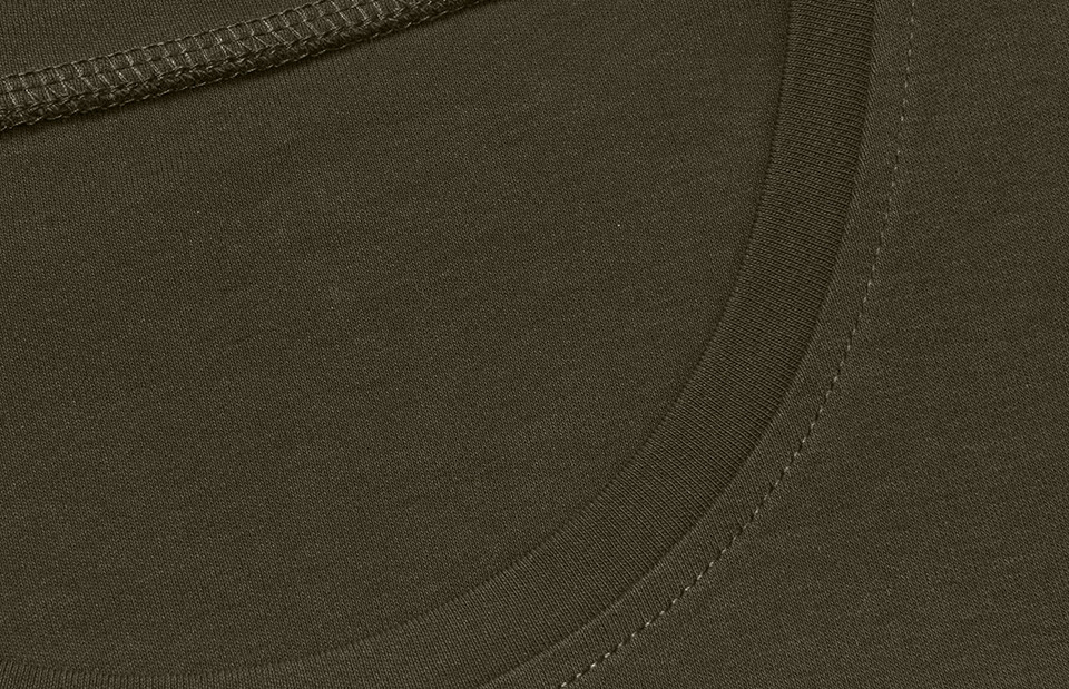 Interlock T-shirt | organiczny | długi rękaw