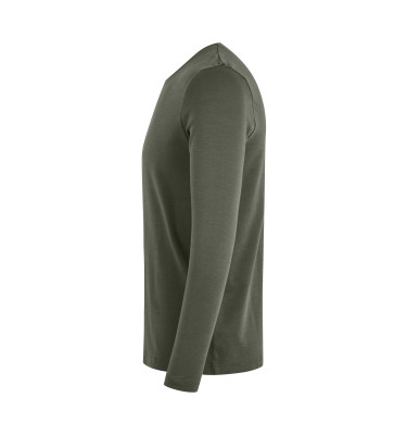 Interlock T-shirt | organiczny | długi rękaw