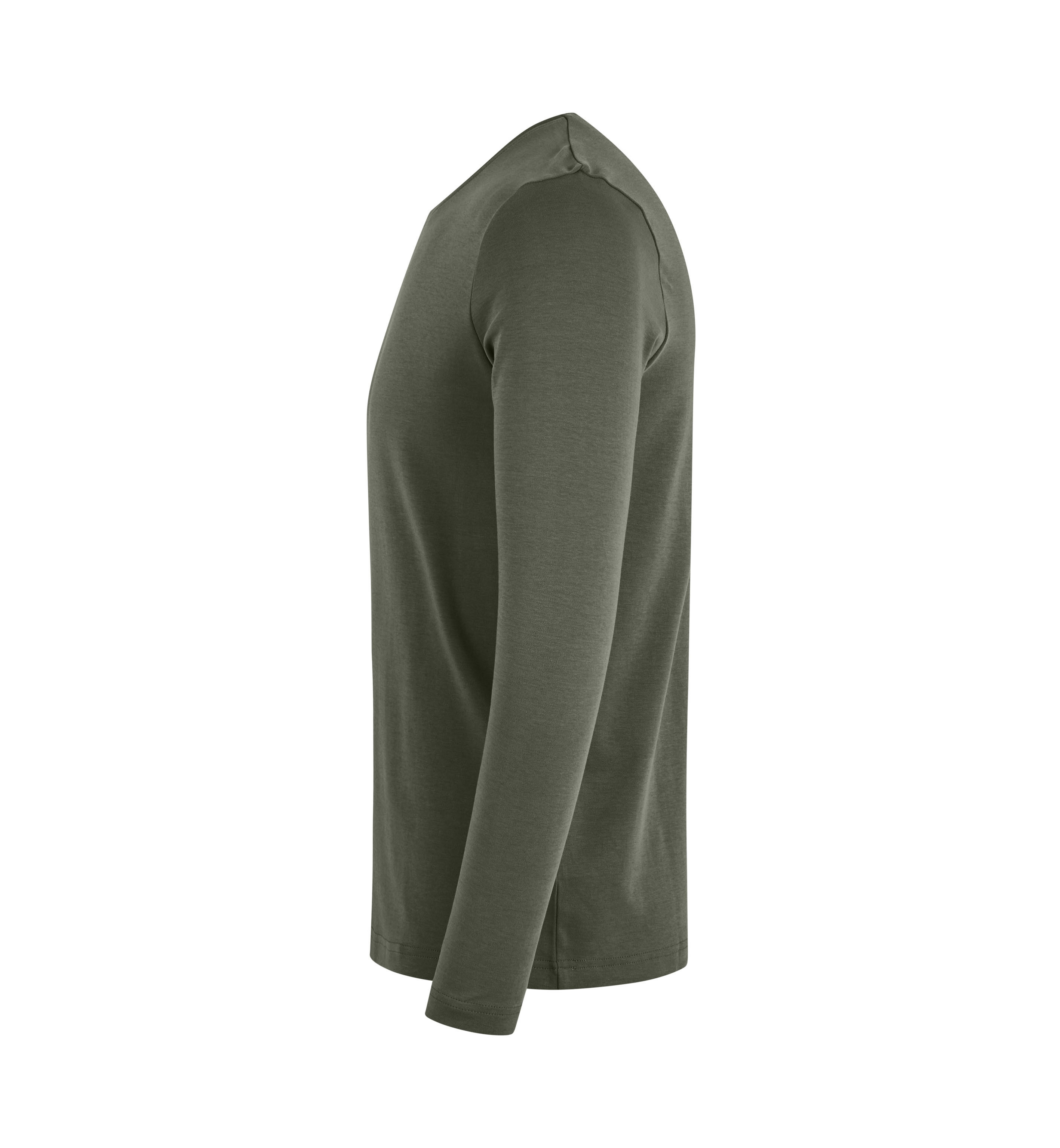 Interlock T-shirt | organiczny | długi rękaw