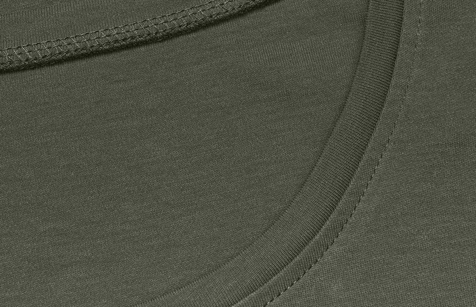 Interlock T-shirt | organiczny | długi rękaw