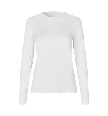 Interlock T-shirt | organiczny | długi rękaw | dam