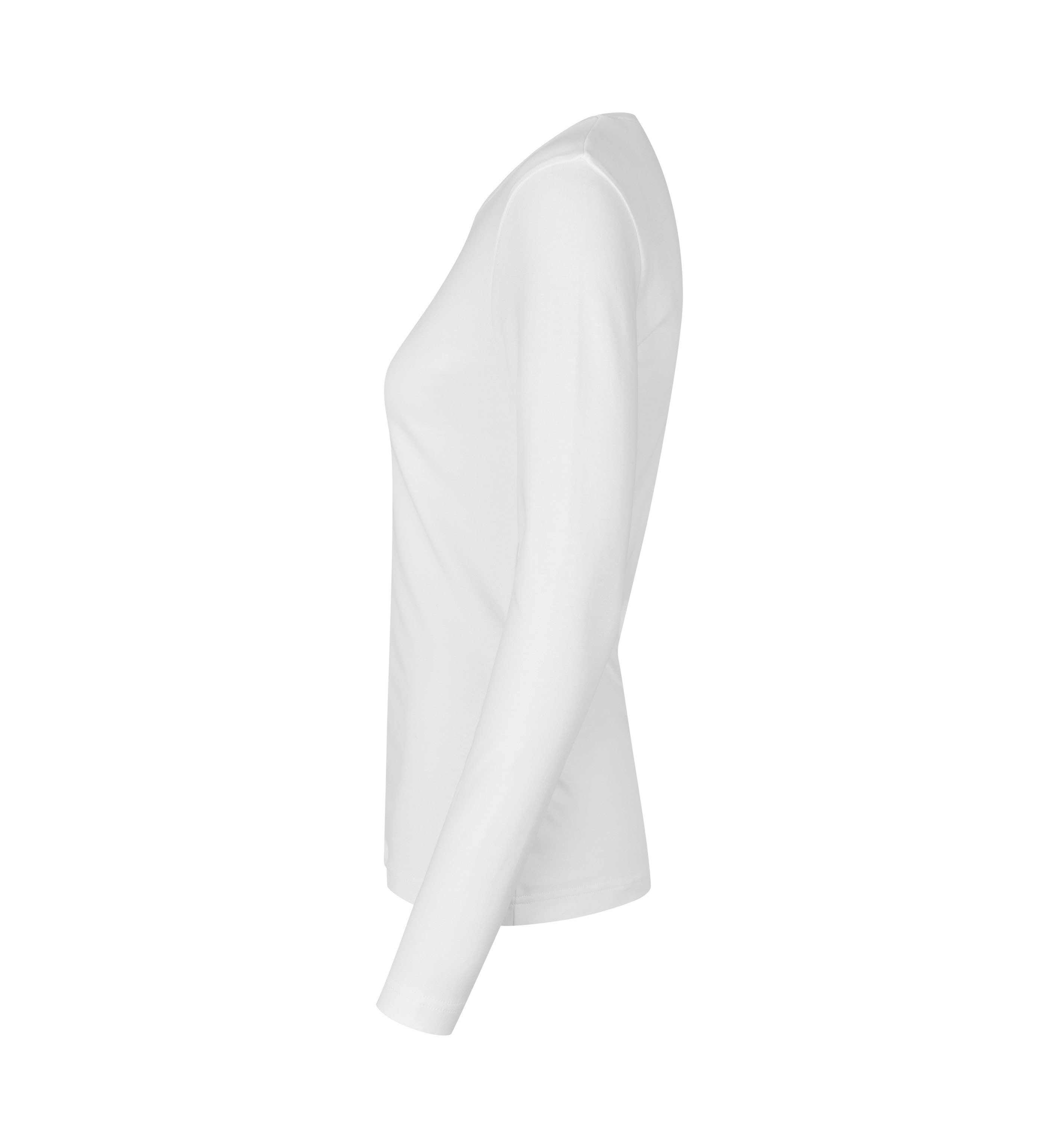 Interlock T-shirt | organiczny | długi rękaw | dam