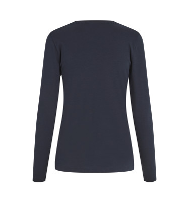 Interlock T-shirt | organiczny | długi rękaw | dam