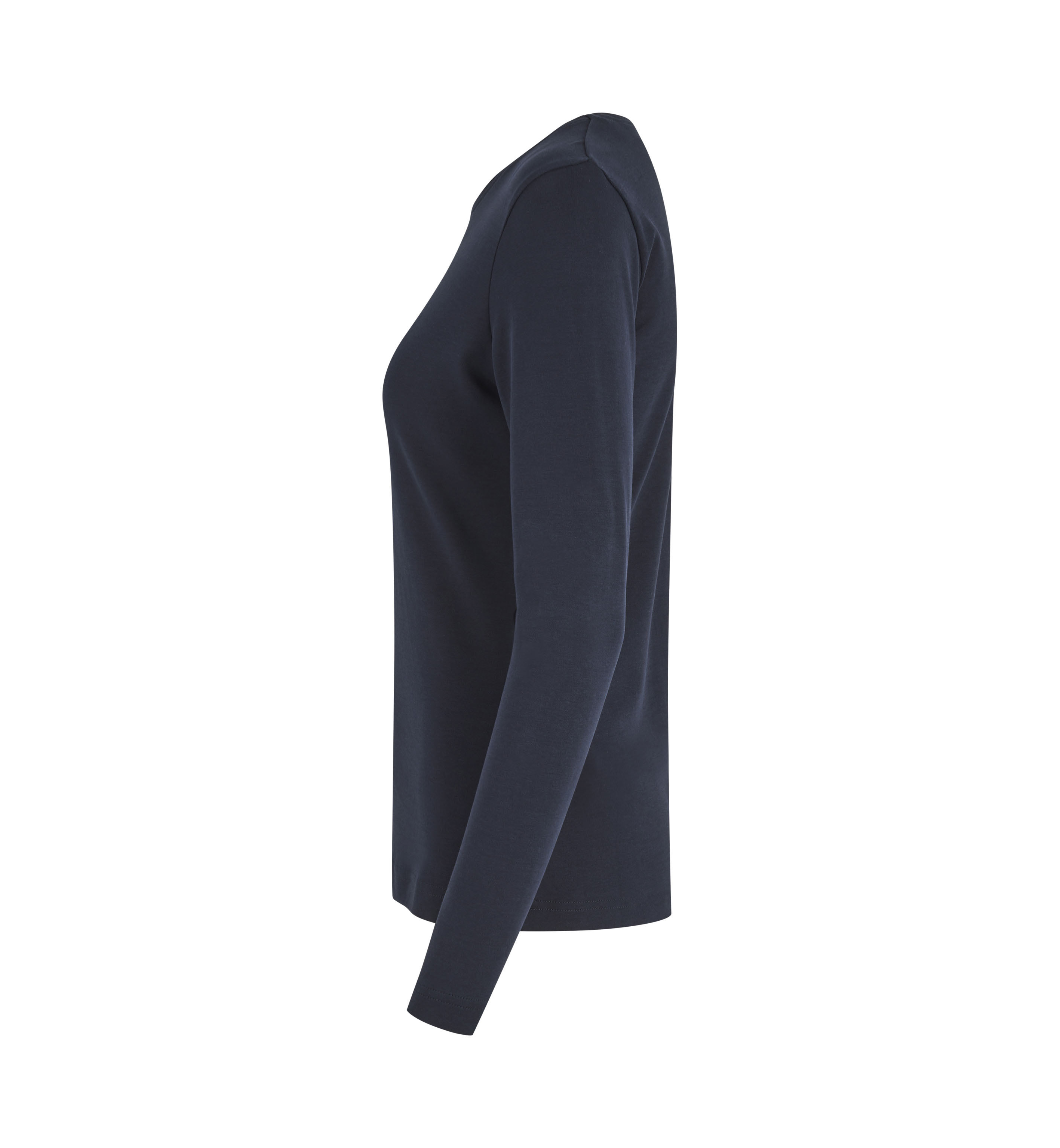 Interlock T-shirt | organiczny | długi rękaw | dam
