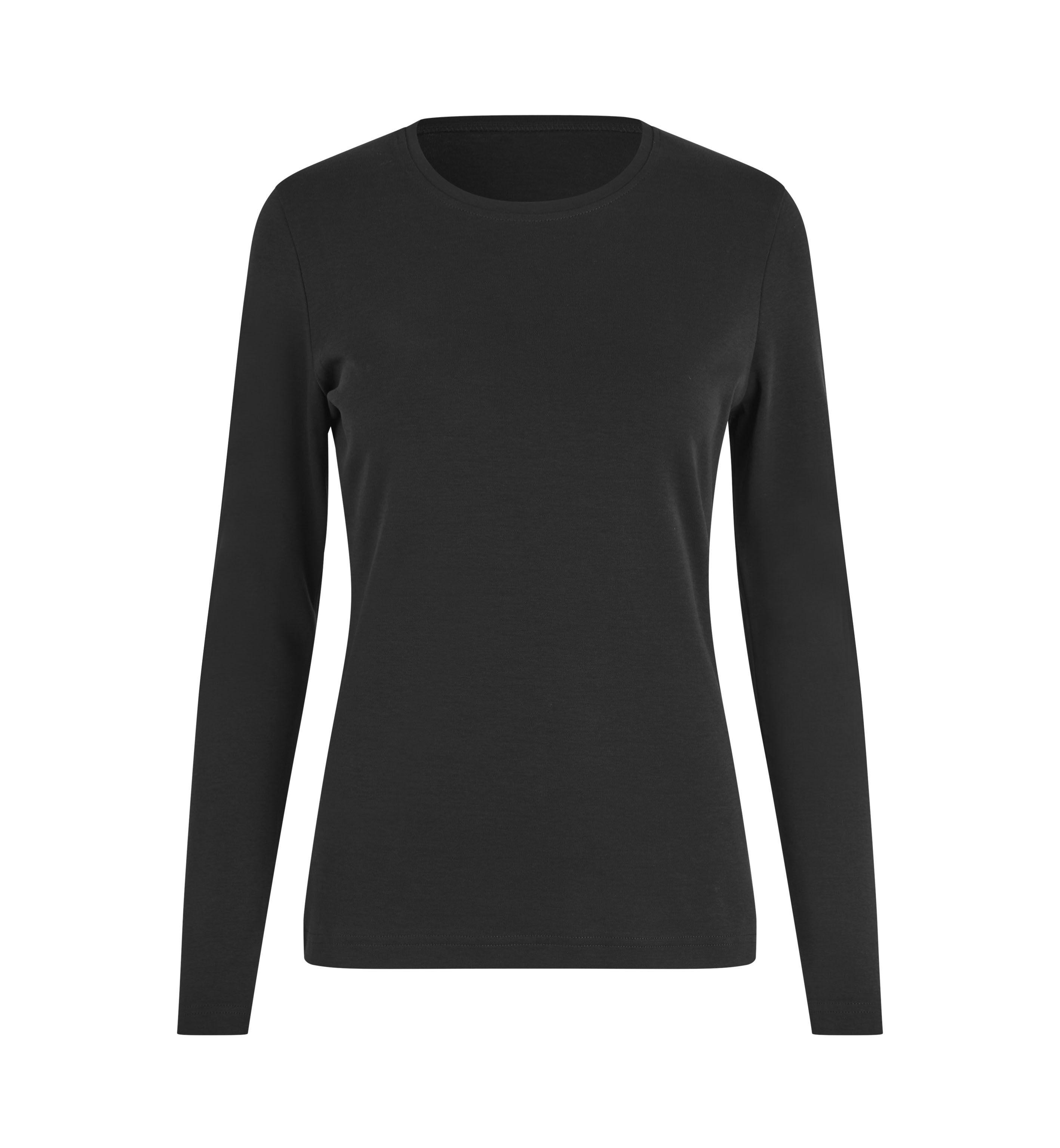 Interlock T-shirt | organiczny | długi rękaw | dam
