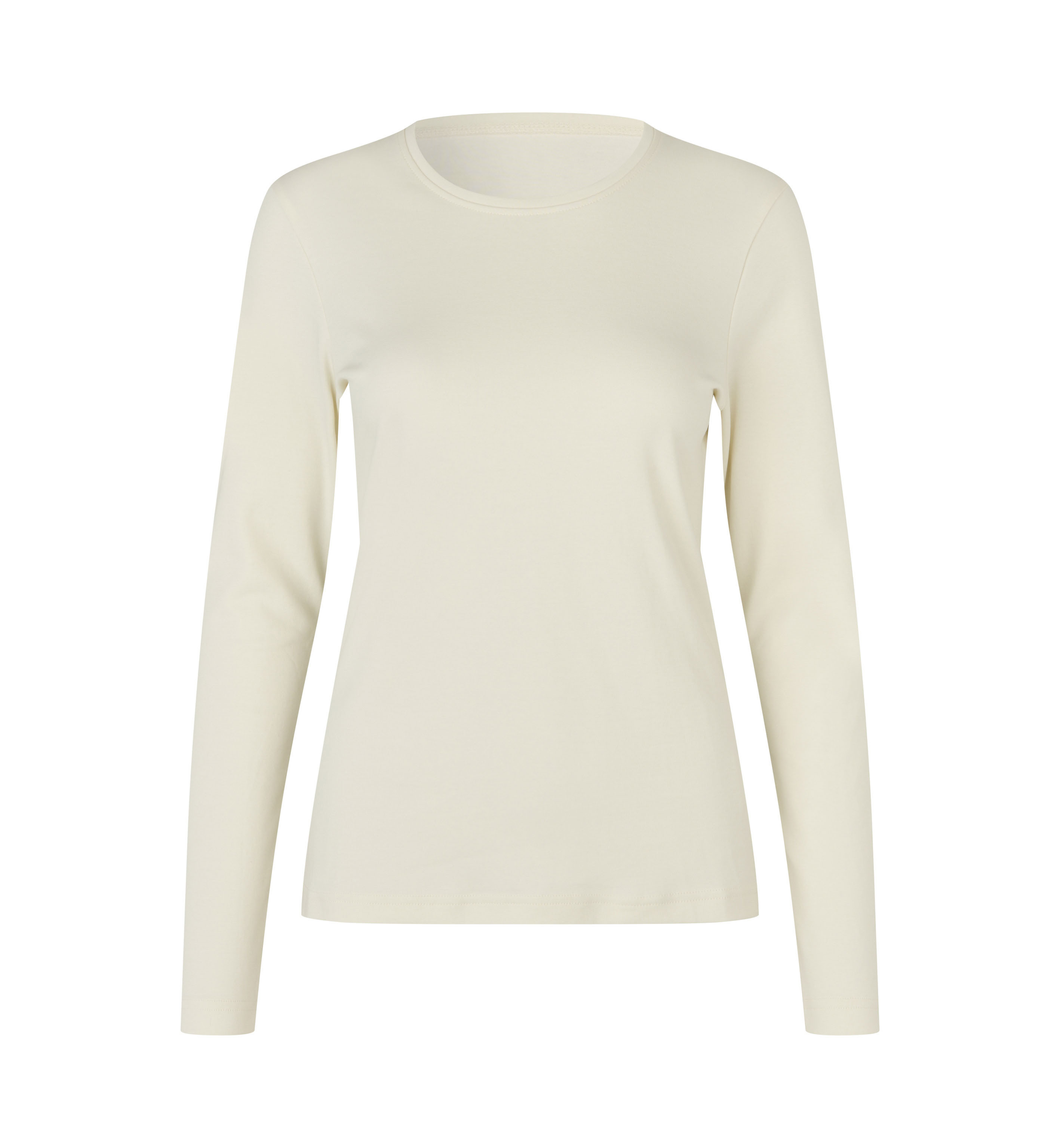 Interlock T-shirt | organiczny | długi rękaw | dam