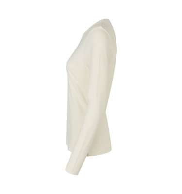 Interlock T-shirt | organiczny | długi rękaw | dam