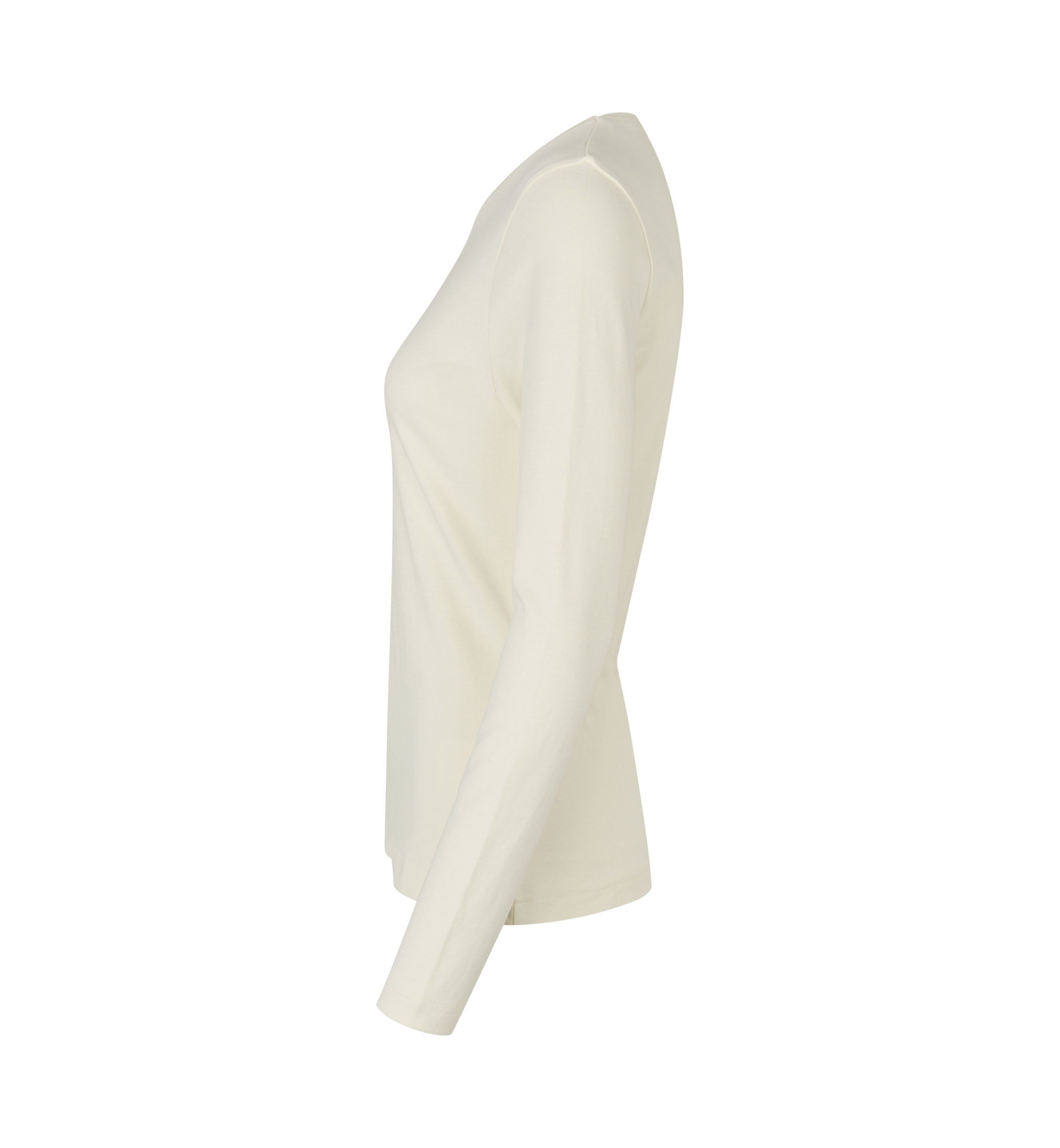 Interlock T-shirt | organiczny | długi rękaw | dam