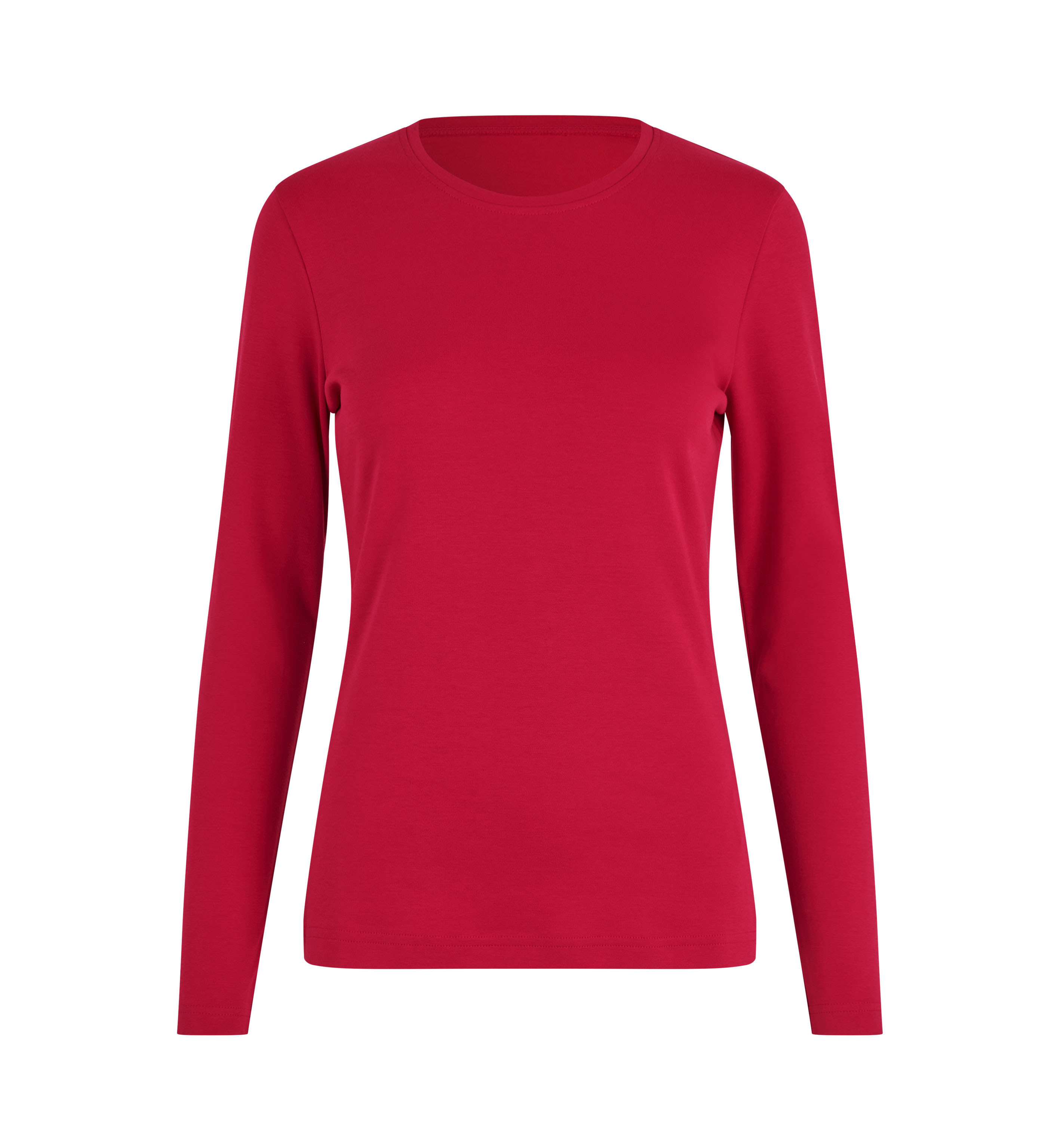 Interlock T-shirt | organiczny | długi rękaw | dam