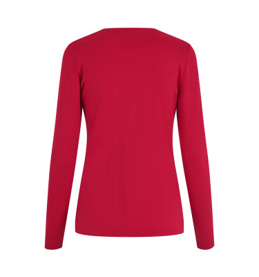 Interlock T-shirt | organiczny | długi rękaw | dam