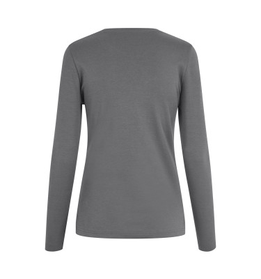 Interlock T-shirt | organiczny | długi rękaw | dam