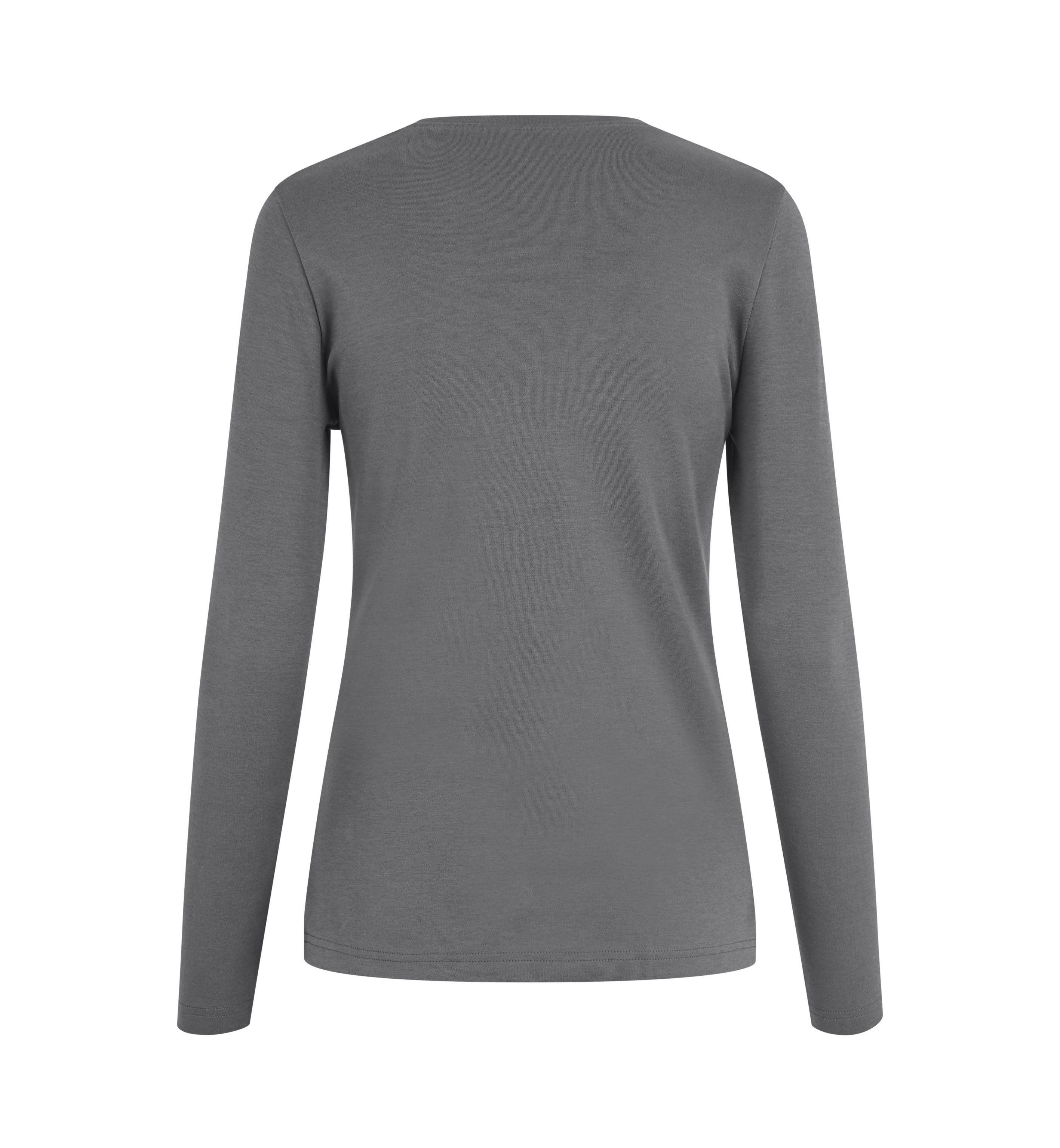 Interlock T-shirt | organiczny | długi rękaw | dam