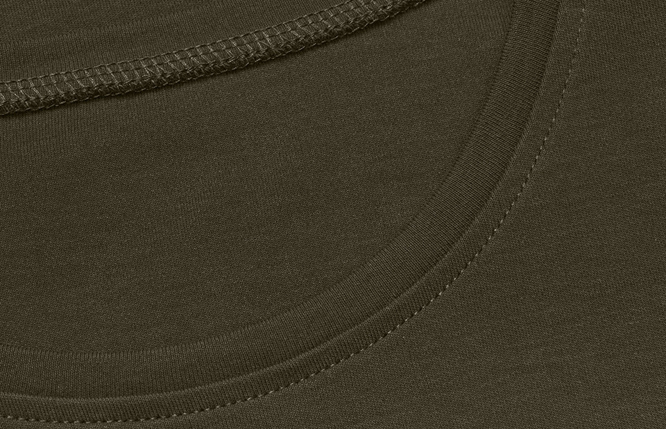 Interlock T-shirt | organiczny | długi rękaw | dam