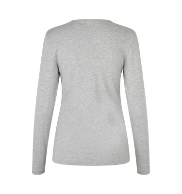 Interlock T-shirt | organiczny | długi rękaw | dam