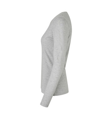 Interlock T-shirt | organiczny | długi rękaw | dam
