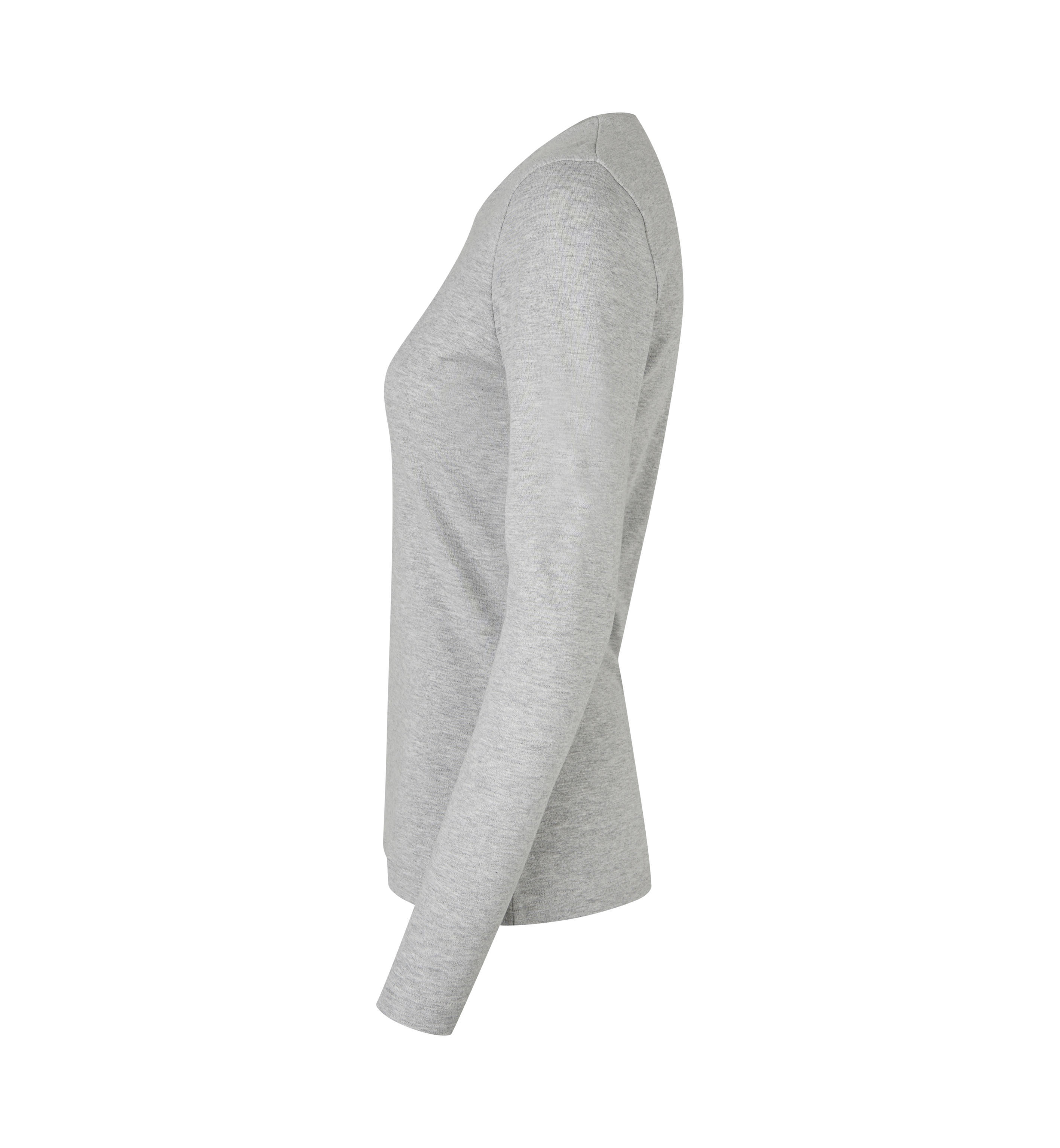 Interlock T-shirt | organiczny | długi rękaw | dam