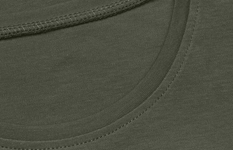 Interlock T-shirt | organiczny | długi rękaw | dam