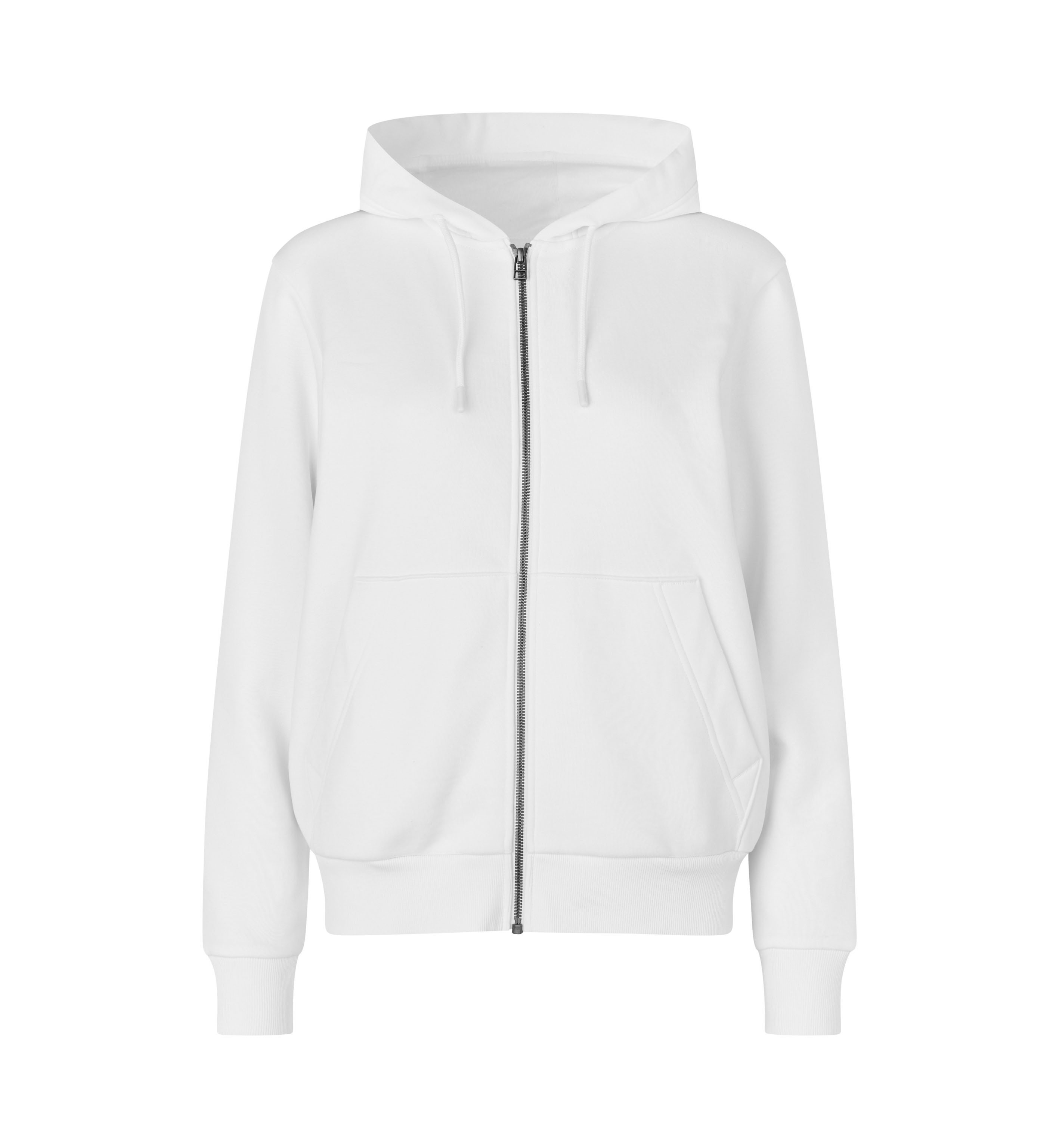 Bluza z kapturem | organiczna | zip | damska