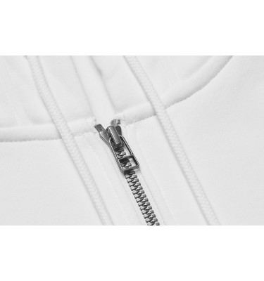 Bluza z kapturem | organiczna | zip | damska