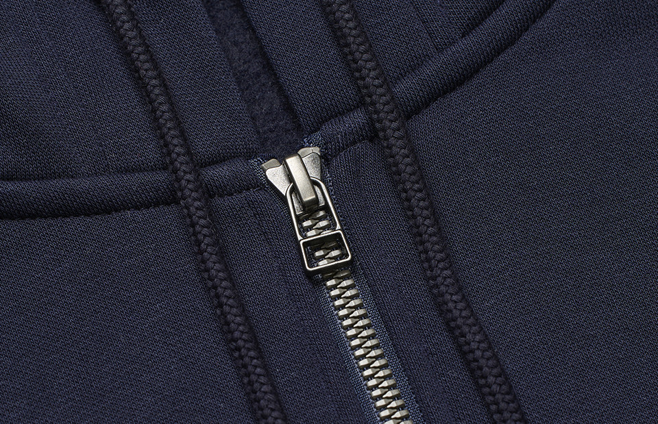 Bluza z kapturem | organiczna | zip | damska