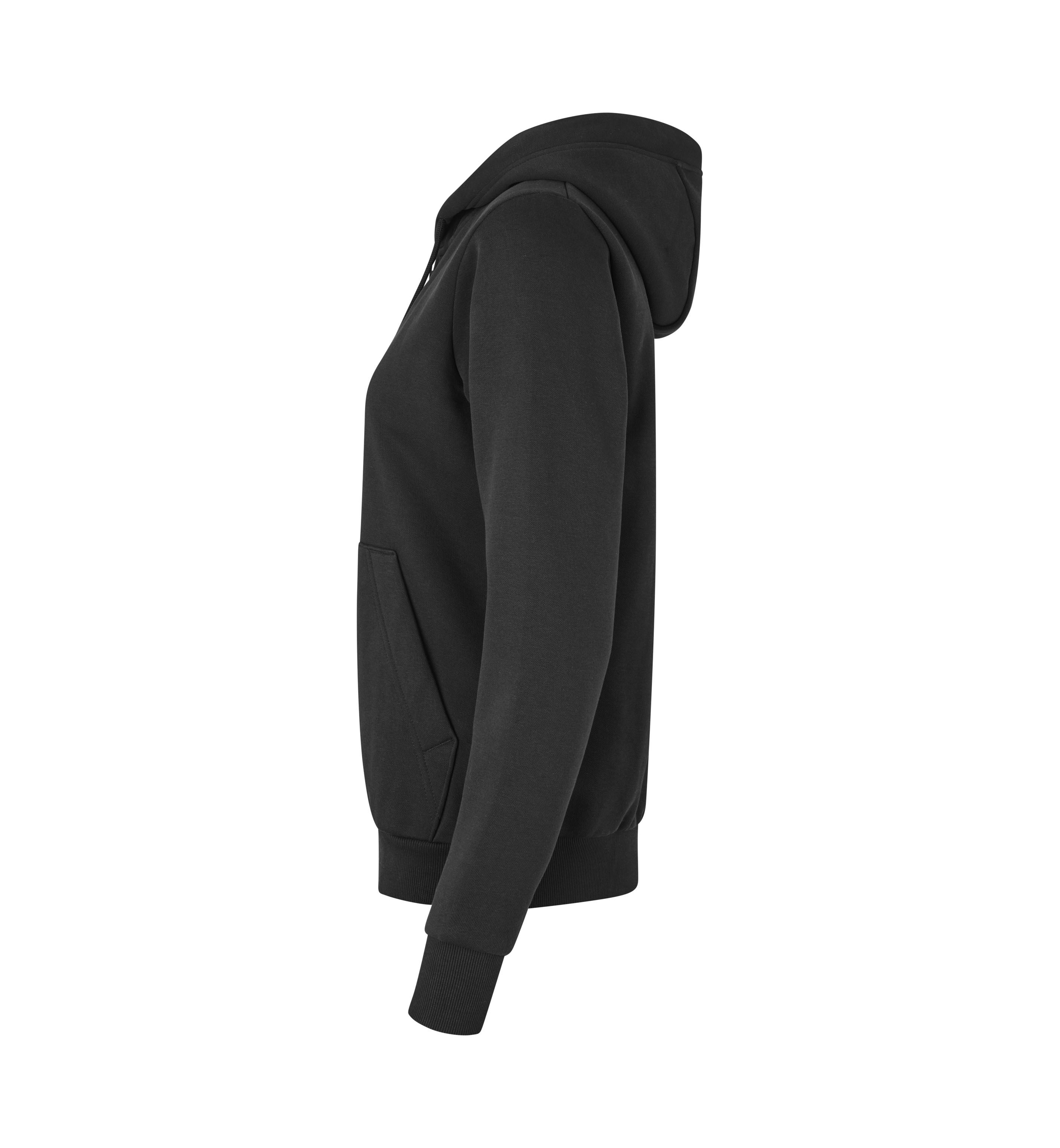 Bluza z kapturem | organiczna | zip | damska