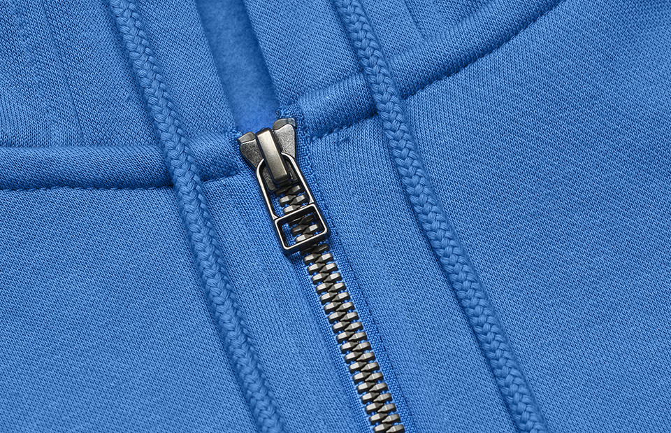 Bluza z kapturem | organiczna | zip | damska