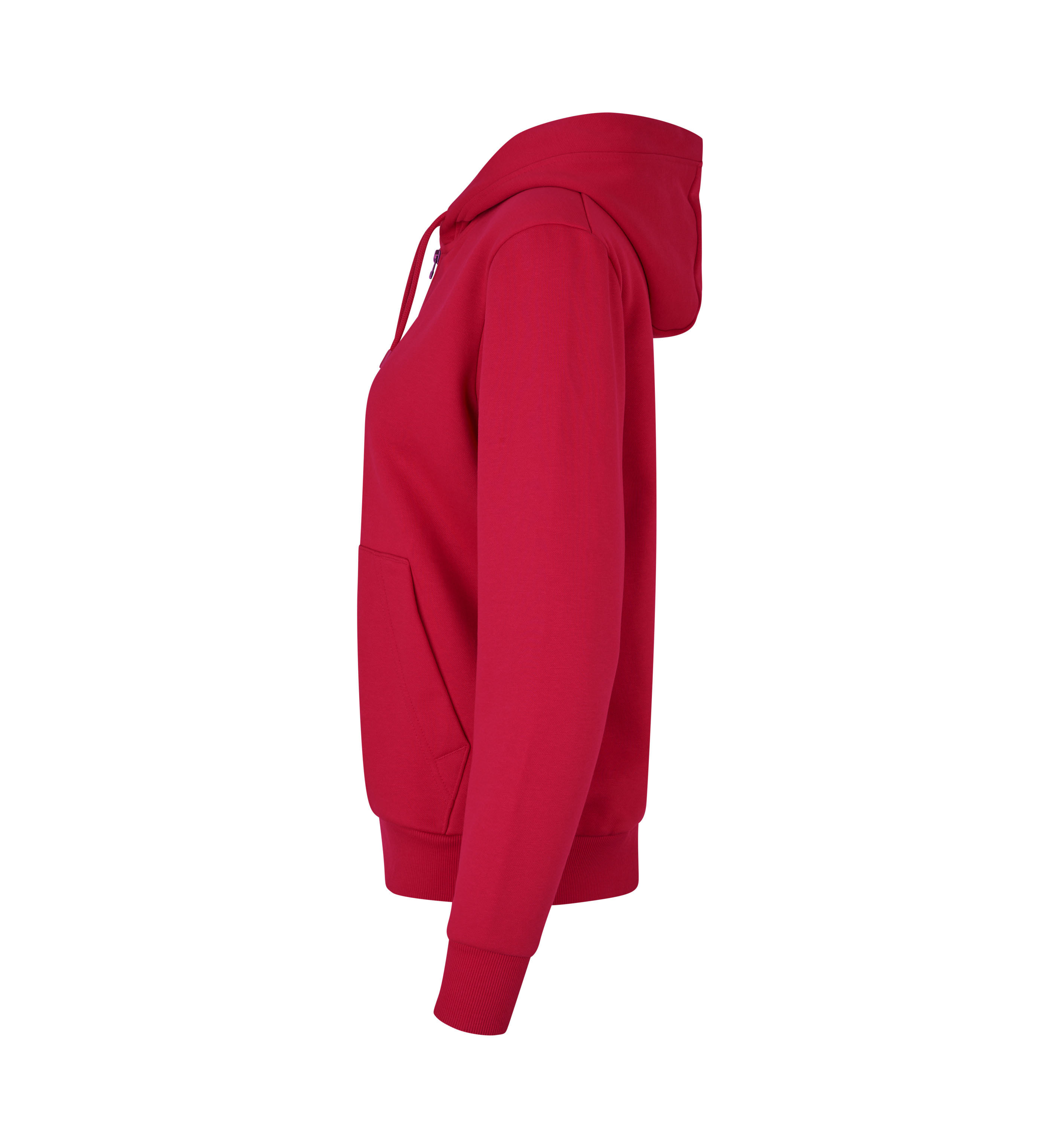 Bluza z kapturem | organiczna | zip | damska
