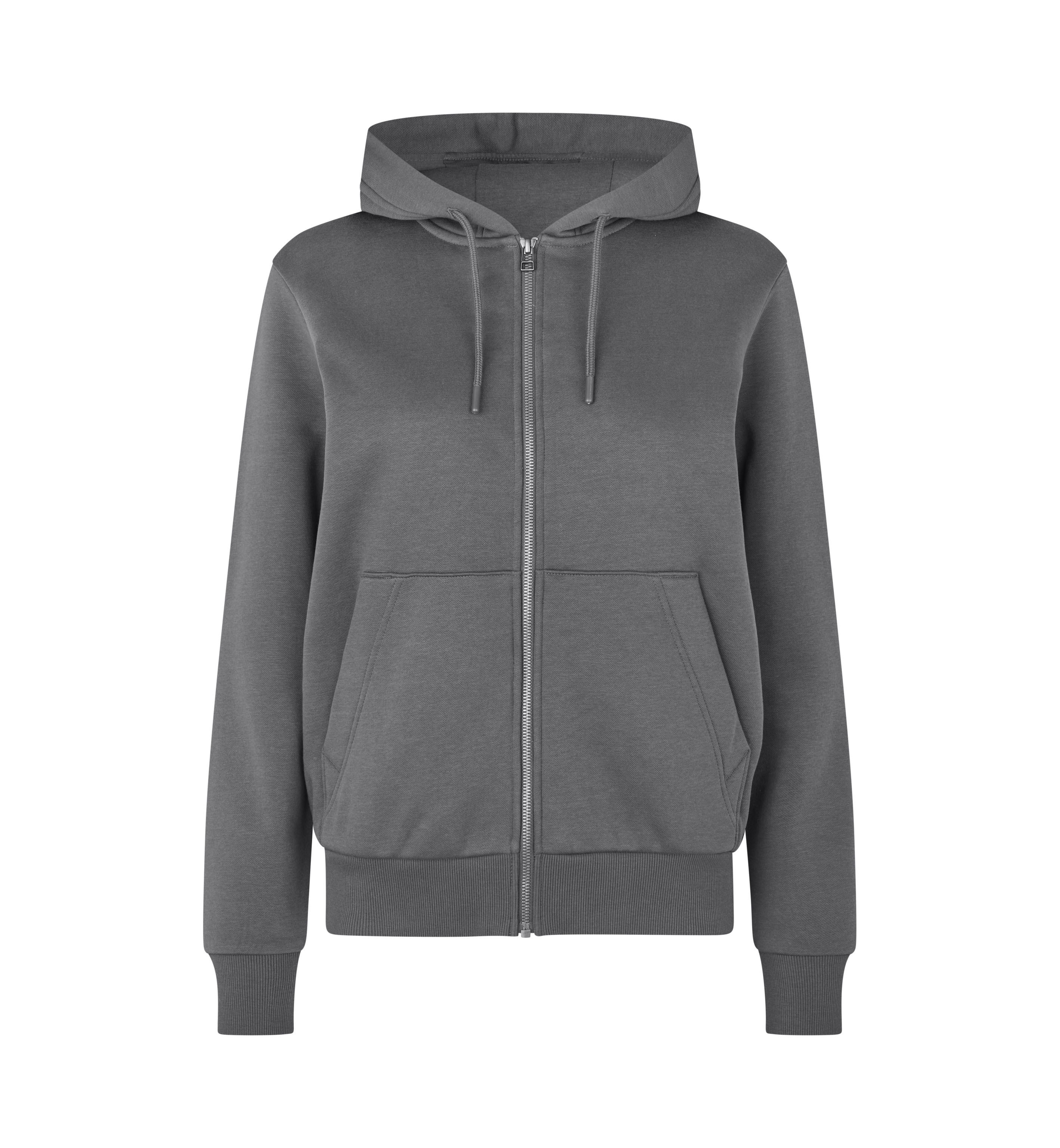 Bluza z kapturem | organiczna | zip | damska
